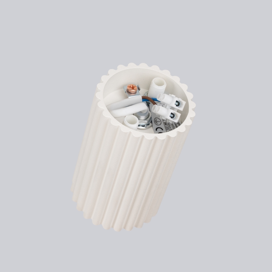 Spot svetiljka KARBON 1xGU10/10W/230V 10 cm krem