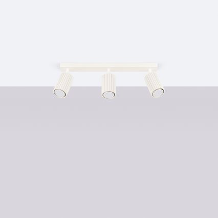 Spot svetiljka KARBON 3xGU10/10W/230V krem