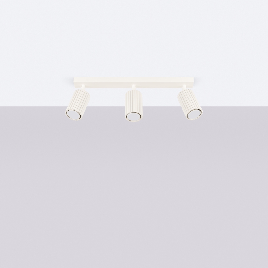 Spot svetiljka KARBON 3xGU10/10W/230V krem