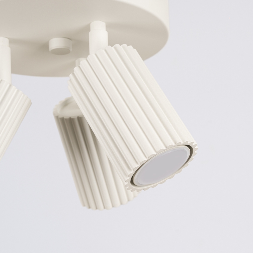 Stropno spot svetlo KARBON 3xGU10/10W/230V krem