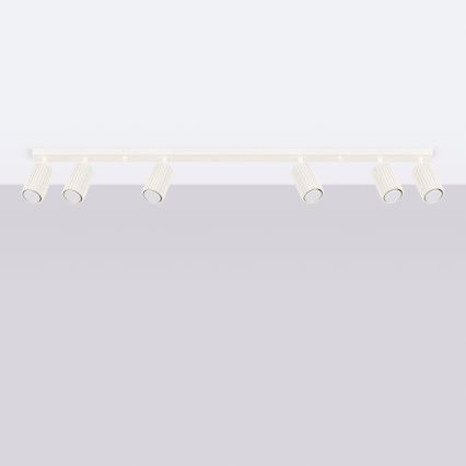 Spot svetiljka KARBON 6xGU10/10W/230V krem