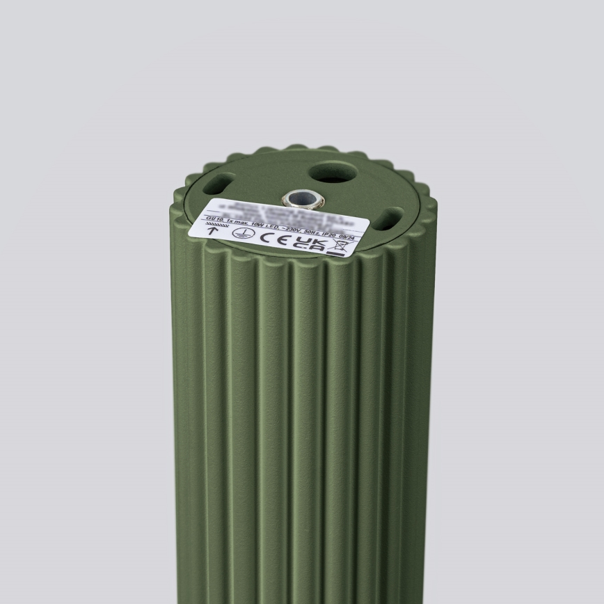 Spot svetiljka KARBON 1xGU10/10W/230V 60 cm zelena