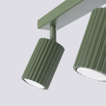 Spot svetlo KARBON 3xGU10/10W/230V zeleno