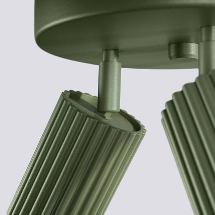 Spot svetiljka KARBON 3xGU10/10W/230V zelena