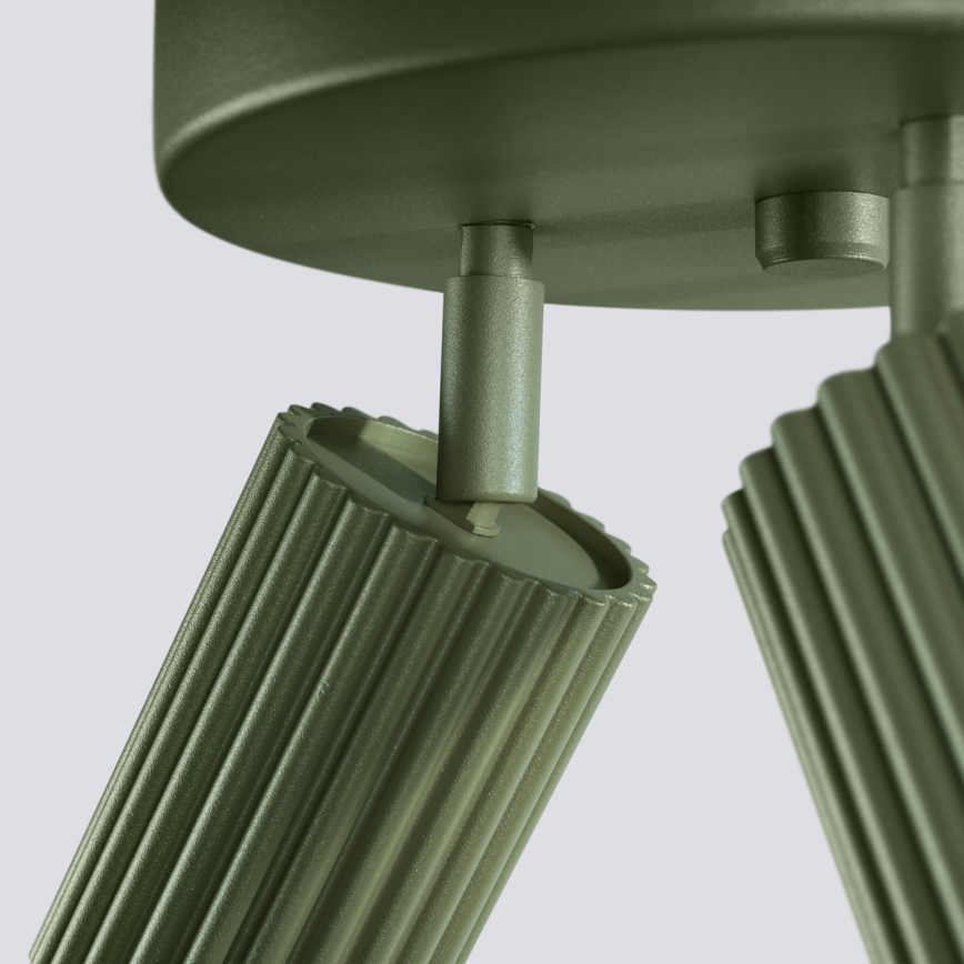 Spot svetiljka KARBON 3xGU10/10W/230V zelena