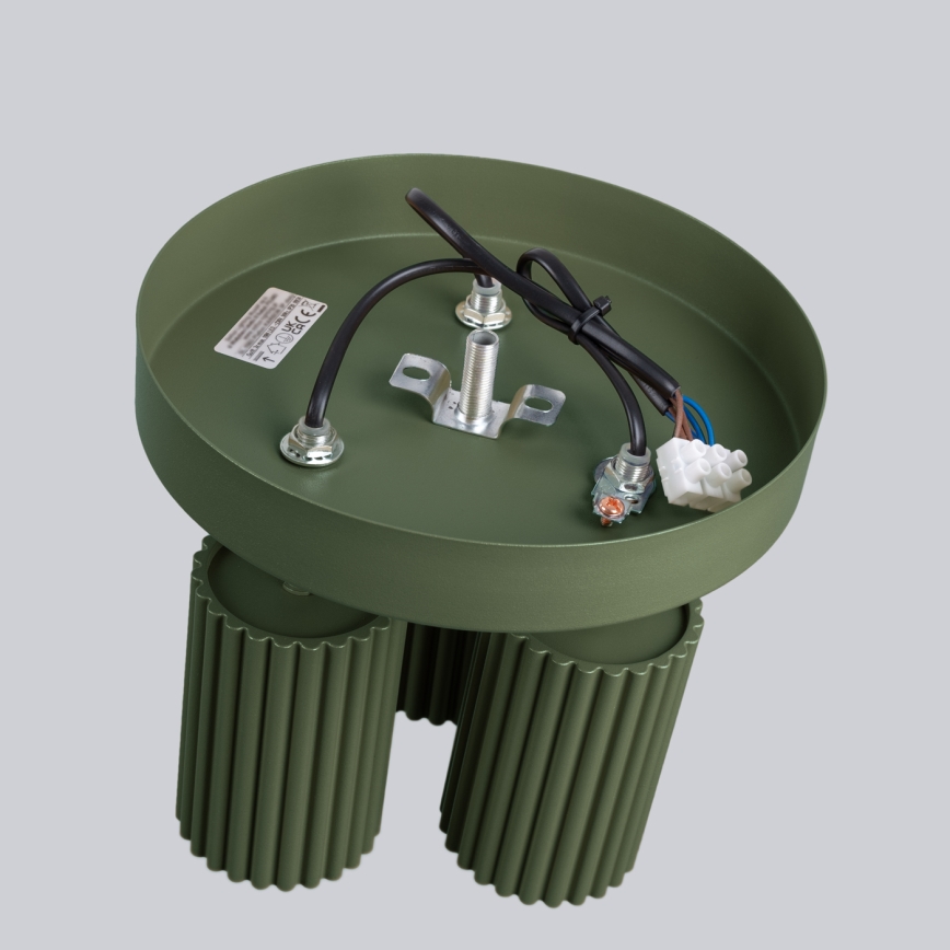 Spot svetiljka KARBON 3xGU10/10W/230V zelena