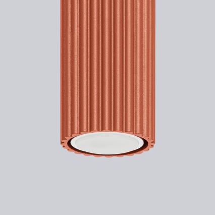 Reflektor KARBON 1xGU10/10W/230V 10 cm narandžasta