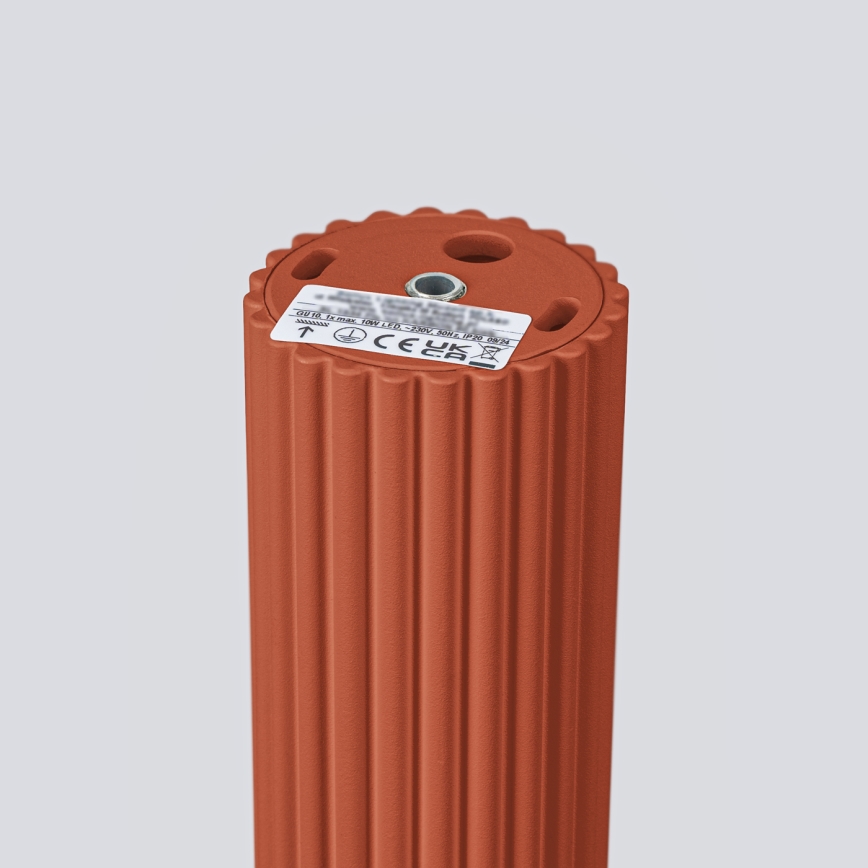 Reflektor KARBON 1xGU10/10W/230V 10 cm narandžasta