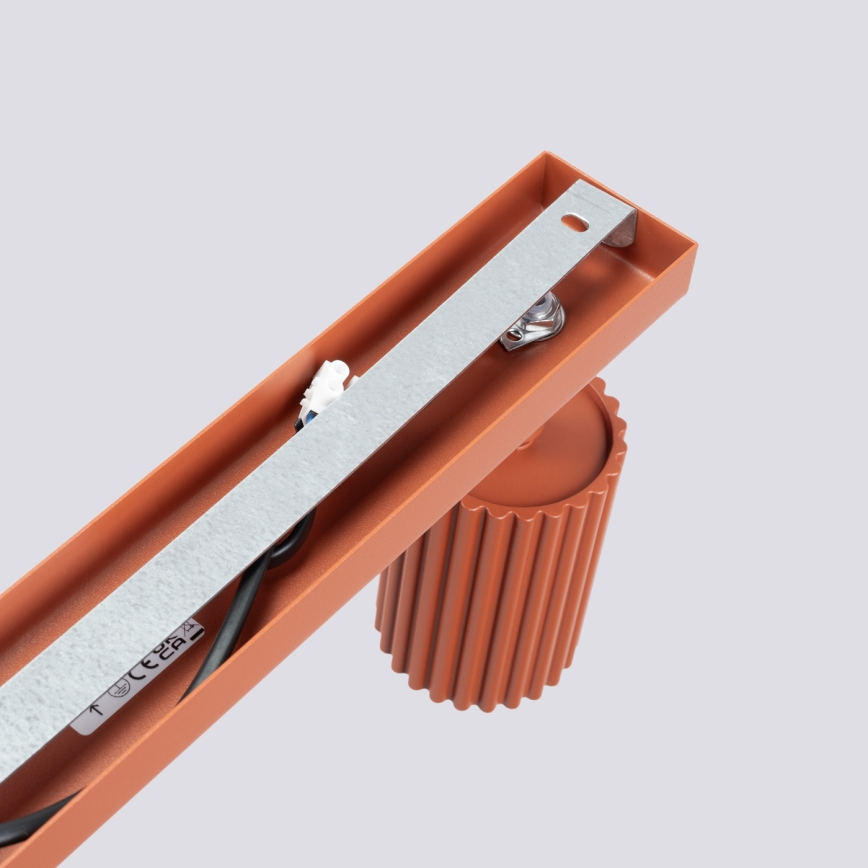 Ugradna spot svetiljka KARBON 3xGU10/10W/230V narandžasta