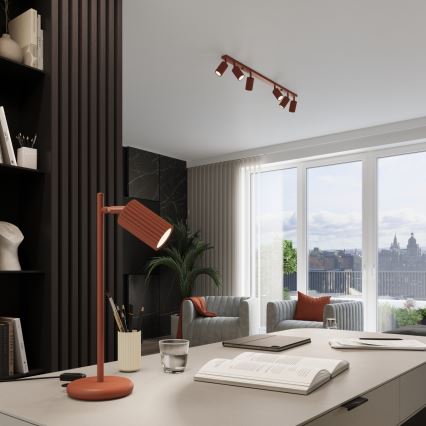 Spot svetiljka KARBON 6xGU10/10W/230V narandžasta