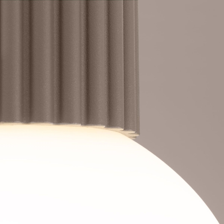 Plafonsko svetlo za kupatilo HALO 1xG9/8W/230V, prečnik 12 cm, IP44, taupe