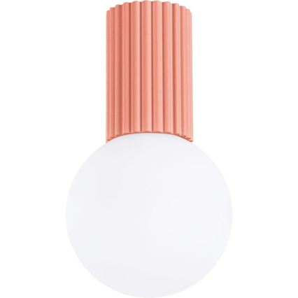 Plafonsko svetlo za kupatilo HALO 1xG9/8W/230V, prečnik 12 cm, IP44, ružičasto