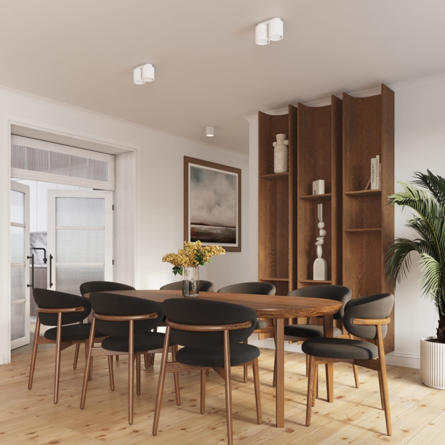 Spot svetiljka AURA 1xGU10/10W/230V 10 cm bela