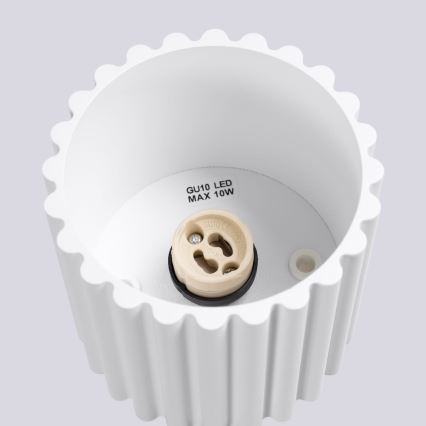 Spot svetiljka AURA 1xGU10/10W/230V 10 cm bela
