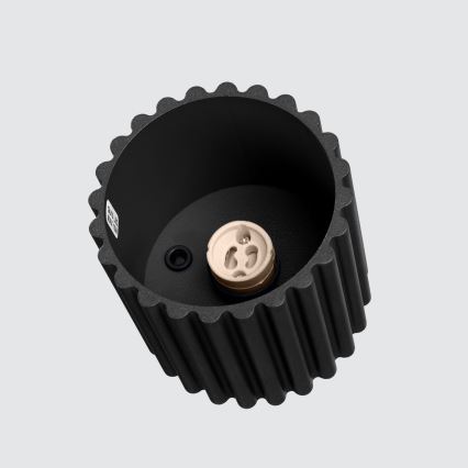 Spot svetiljka AURA 1xGU10/10W/230V 10 cm crna