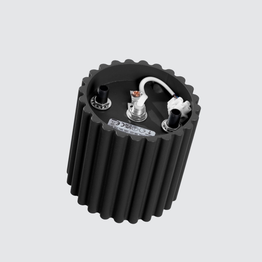 Spot svetiljka AURA 1xGU10/10W/230V 10 cm crna