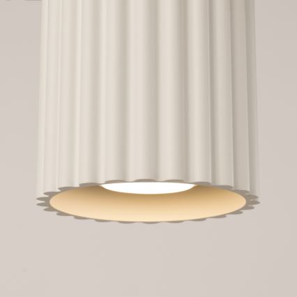 Spot svetiljka AURA 1xGU10/10W/230V 10 cm krem boje