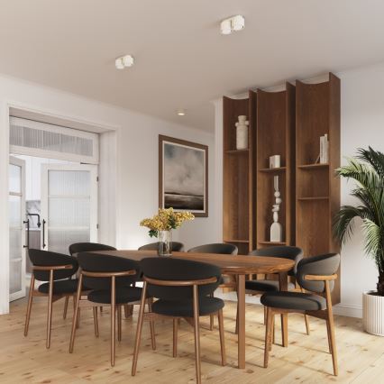 Spot svetlo AURA 1xGX53/10W/230V 6 cm krem