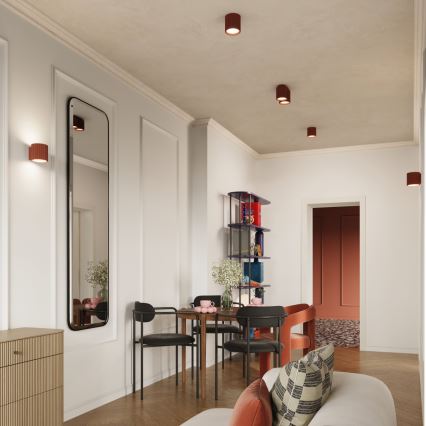 Spot svetiljka AURA 1xGU10/10W/230V 10 cm narandžasta