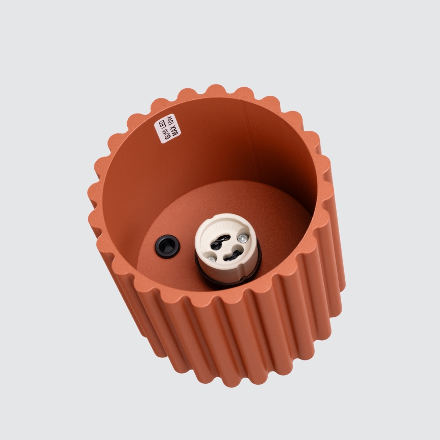 Spot svetiljka AURA 1xGU10/10W/230V 10 cm narandžasta