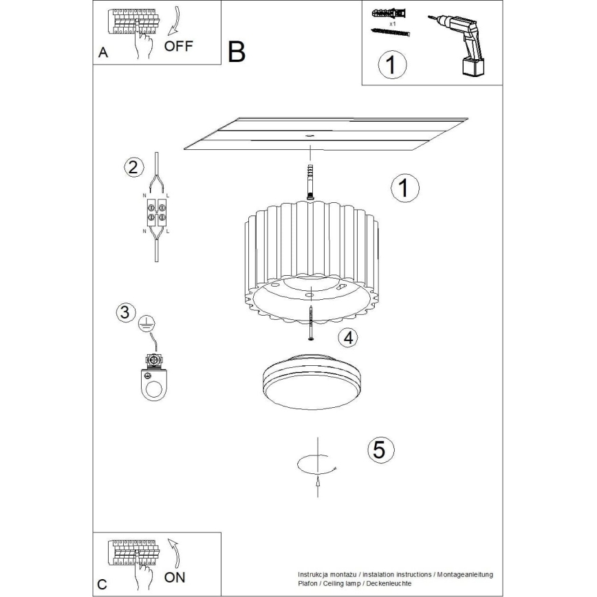 Ugradno spot svetlo AURA 1xGX53/10W/230V 6 cm crveno