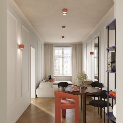 Spot svetiljka AURA 1xGX53/10W/230V 6 cm ružičasta