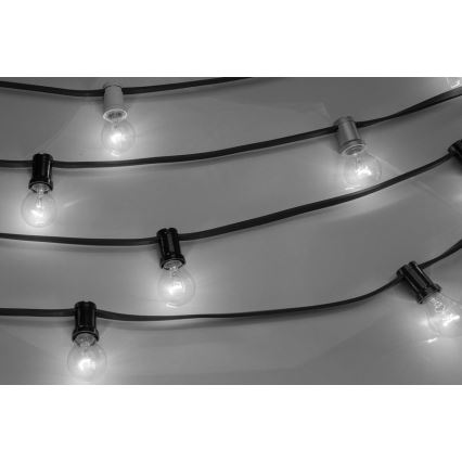 Spoljašnja dekorativna girlanda GIRLANDA 12 m 10xE27/15W/230V IP44