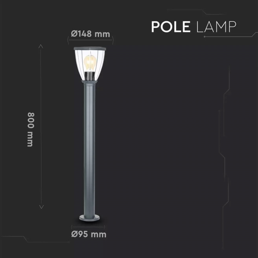 Spoljašnja lampa 1xE27/40W/230V IP44