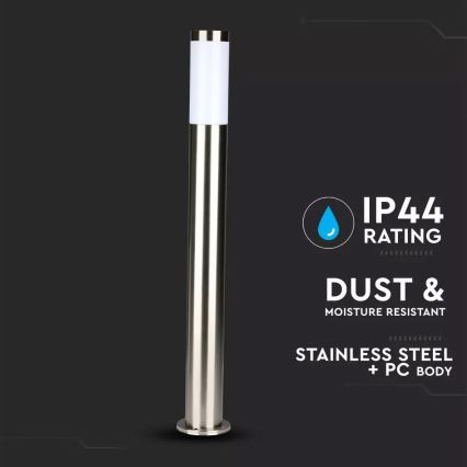 Spoljašnja lampa 1xE27/60W/230V IP44 80 cm matni hrom