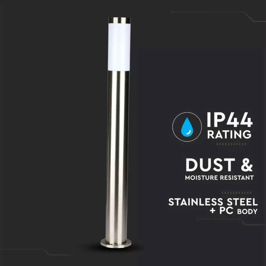 Spoljašnja lampa 1xE27/60W/230V IP44 80 cm matni hrom