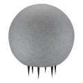 Spoljašnja lampa ARGENTO 1xE27/15W/230V prečnika 50 cm IP65 siva