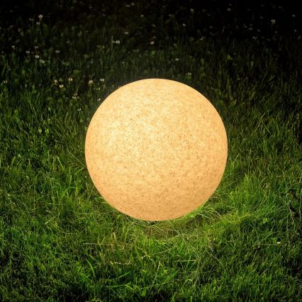 Spoljašnja lampa ARGENTO 1xE27/15W/230V prečnika 50 cm IP65 siva