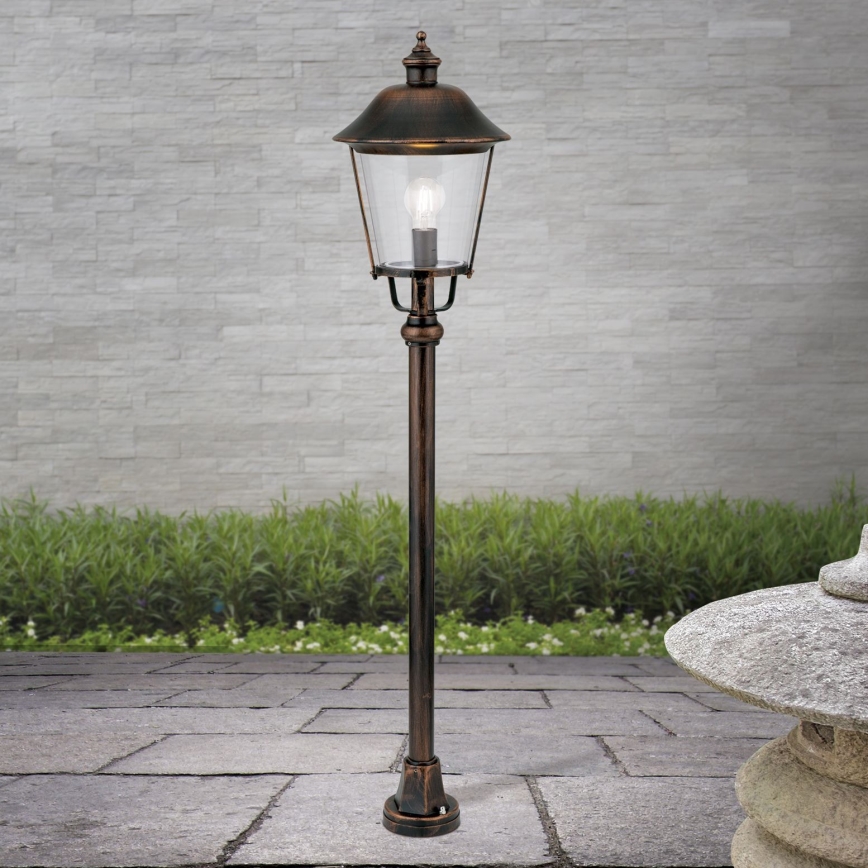 Spoljašnja lampa KENZO 1xE27/100W/230V IP44 bronzana/patina