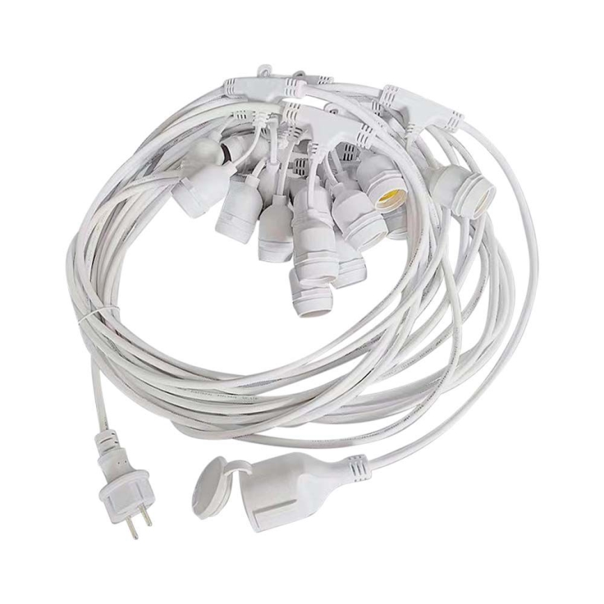 Spoljašnja svetlosna girlanda STRING, 15x E27 (maks. 40 W), 230 V, 15 m, IP65