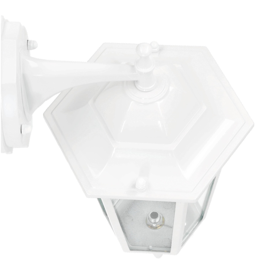 Spoljašnja zidna lampa 1xE27/60W/230V IP44 bela