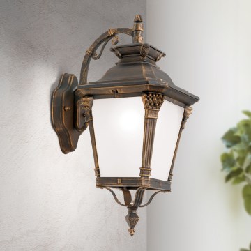 Spoljašnja zidna lampa AIKO 1xE27/60W/230V IP23 bronza/patina