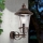 Spoljašnja zidna lampa KENZO 1xE27/100W/230V IP44 bronzana/patina