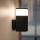 Spoljašnja zidna lampa sa utičnicom DASTEN 1xG9/11W/230V IP44 crno