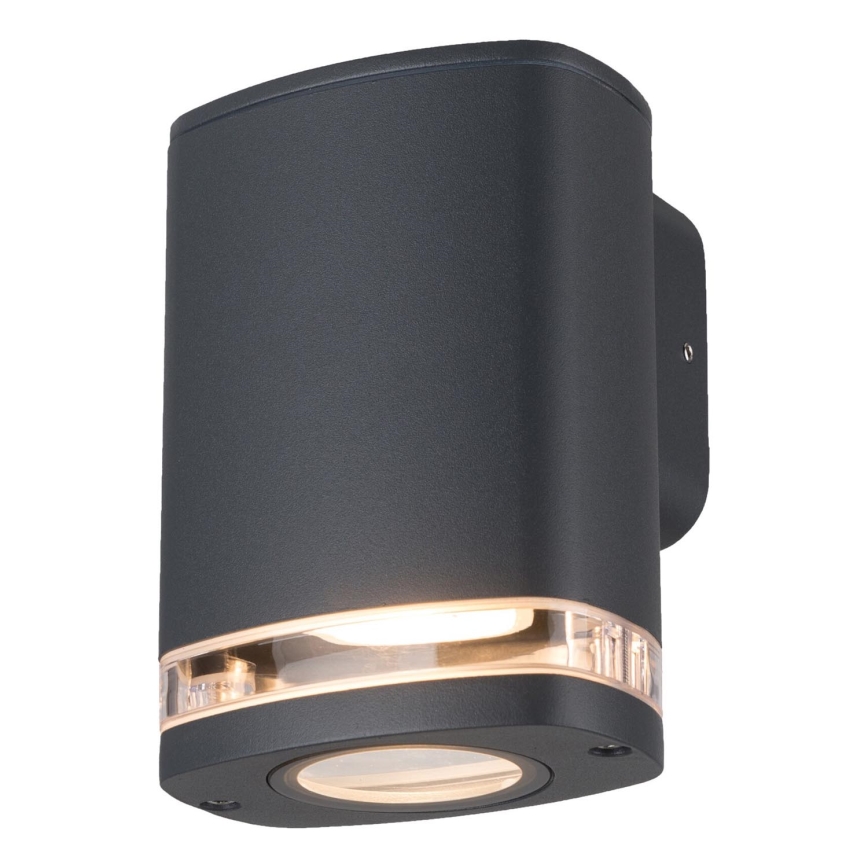 Spoljašnja zidna lampa ZEVI 1xGU10/10W/230V IP54 antracit