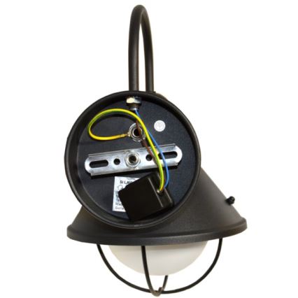 Spoljašnja zidna svetiljka LAVINA 1xE27/60W/230V IP44 crna