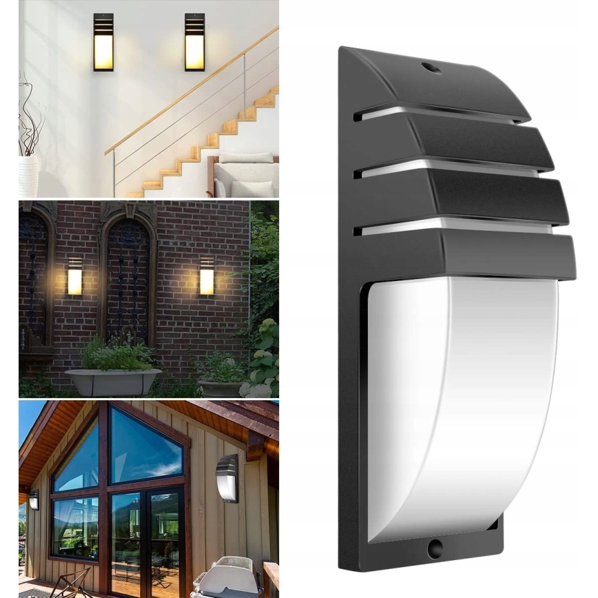 Spoljašnja zidna svetiljka NALANI 1xE27/18W/230V IP54 antracit