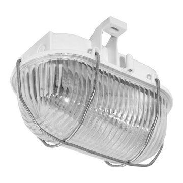 Spoljašnje plafonsko svetlo OVAL 1xE27/60W/230V IP44 belo