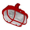 Spoljašnje plafonsko svetlo OVAL 1xE27/60W/230V IP44 crveno