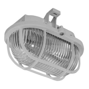 Spoljašnje plafonsko svetlo OVAL 1xE27/60W/230V IP44 sivo