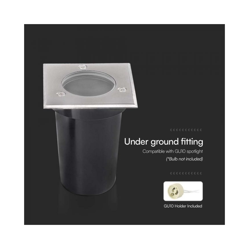 Spoljašnje ugradno svetlo za prilaz 1xGU10/35W/230V IP67