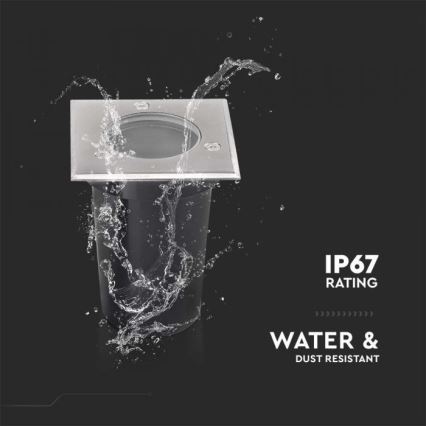 Spoljašnje ugradno svetlo za prilaz 1xGU10/35W/230V IP67