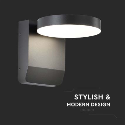 Spoljašnje zidno fleksibilno LED svetilo 17W/230V IP65 3000K crno