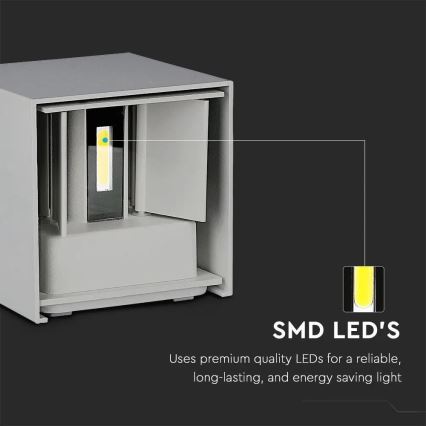 Spoljašnje zidno LED svetlo 11W/230V 4000K IP65 sivo