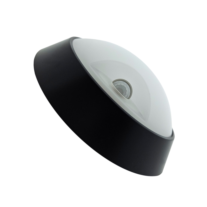 LED prigušiva spoljašnja zidna svetiljka sa senzorom pokreta LED/15/18/20W/230V 3000K/4000K/6500K IP65 crna/bela
