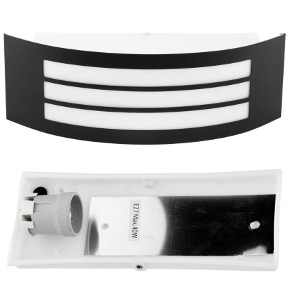 Spoljašnje zidno svetlo 1xE27/14W/230V IP44 crno